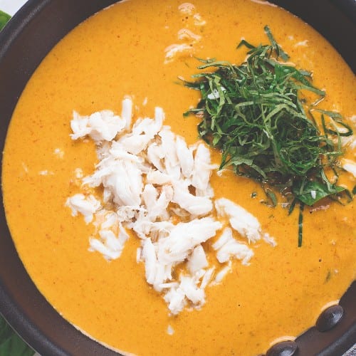 Yellow Curry Crab.
