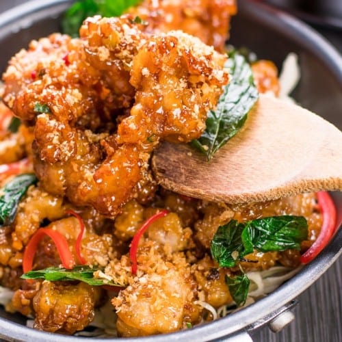 Crispy Garlic Chicken.