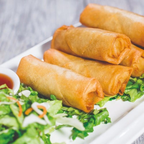 Crispy Spring Rolls.