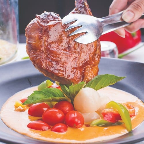 Red Curry Roast Duck.