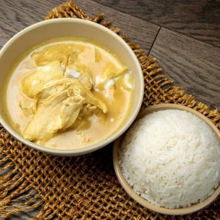 Cup of Yellow Curry Sauce